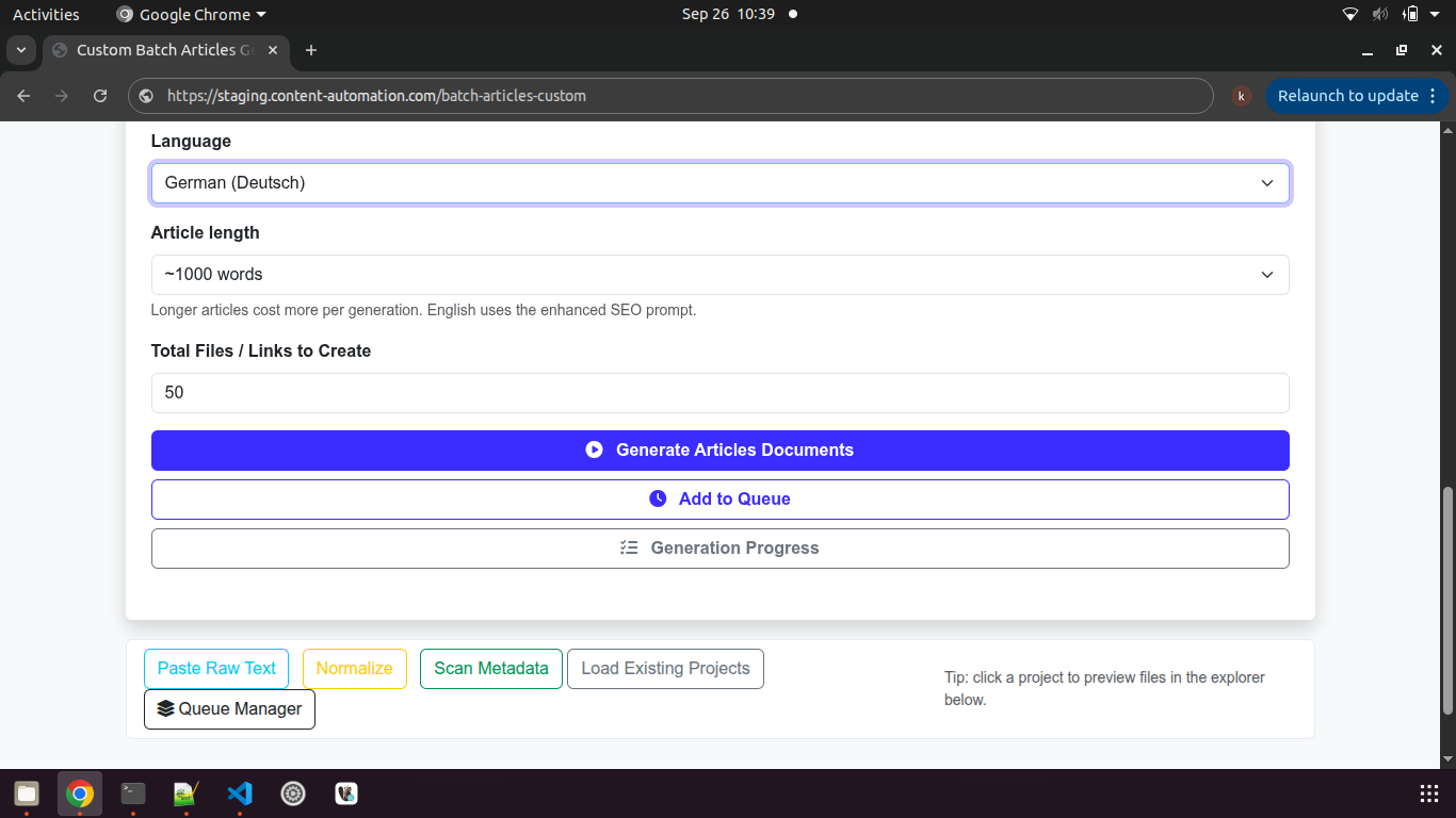Supported paste format examples